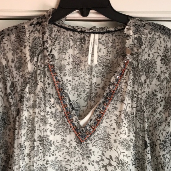 Romilly Tiered maxi dress Anthropologie size large - Picture 6 of 11